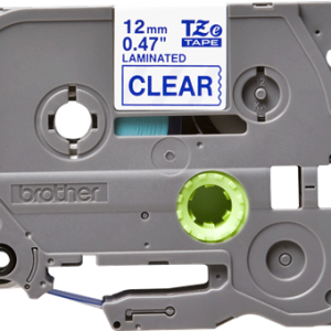 Alternative view of Brother TZe 133 Tape - Blue on Clear - 12mm