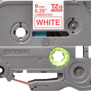Alternative view of Brother TZe 222 Tape - Red on White - 9mm