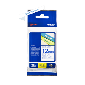 Alternative view of Brother TZe 233 Tape - Blue on White - 12mm