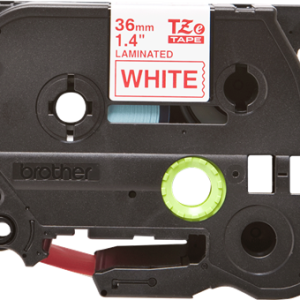 Alternative view of Brother TZe 262 Tape - Red on White - 36mm