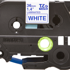 Alternative view of Brother TZe 263 Tape - Blue on White - 36mm