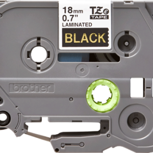 Alternative view of Brother TZe 344 Tape - Gold on Black - 18mm