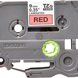 Alternative view of Brother TZe 421 Tape - Black on Red - 9mm