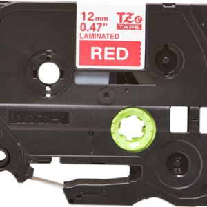 Alternative view of Brother TZe 435 Tape - White on Red - 12mm