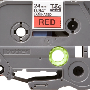 Alternative view of Brother TZe 451 Tape - Black on Red - 24mm