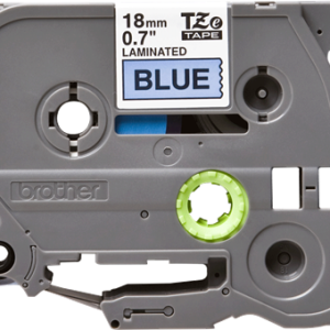 Alternative view of Brother TZe 541 Tape - Black on Blue - 18mm