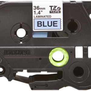 Alternative view of Brother TZe 561 Tape - Black on Blue - 36mm