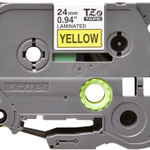 Alternative view of Brother TZe 651 Tape - Black on Yellow - 24mm