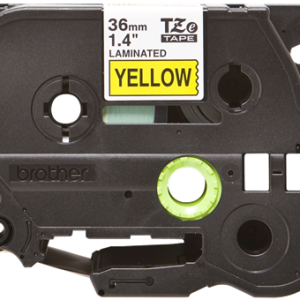 Alternative view of Brother TZe 661 Tape - Black on Yellow - 36mm