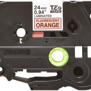 Alternative view of Brother TZe B51 Tape - Black on Orange Fluorescent - 24mm