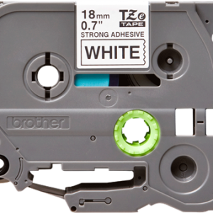 Alternative view of Brother TZe S241 Strong Adhesive Tape - Black on White - 18mm